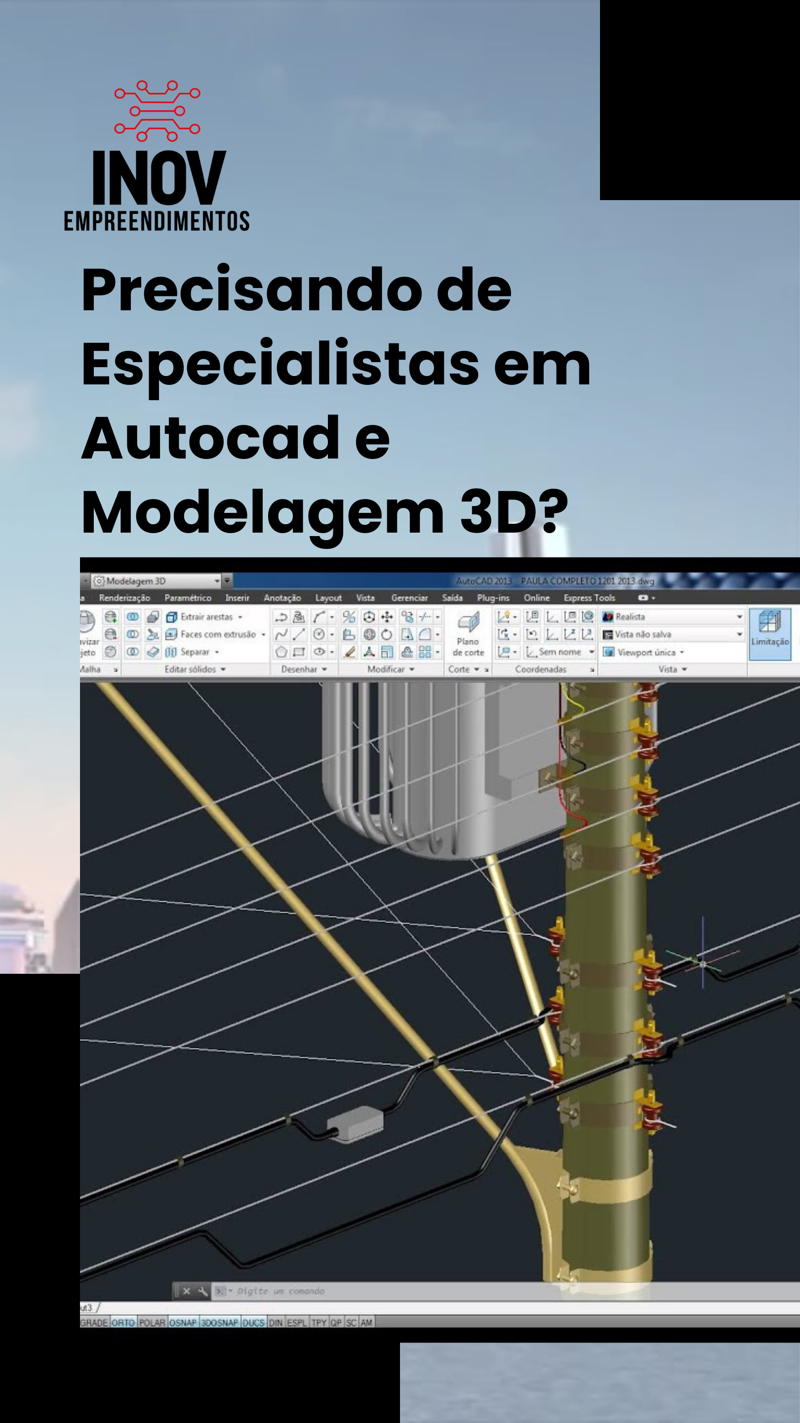 Projetos 2D e 3D em Autocad